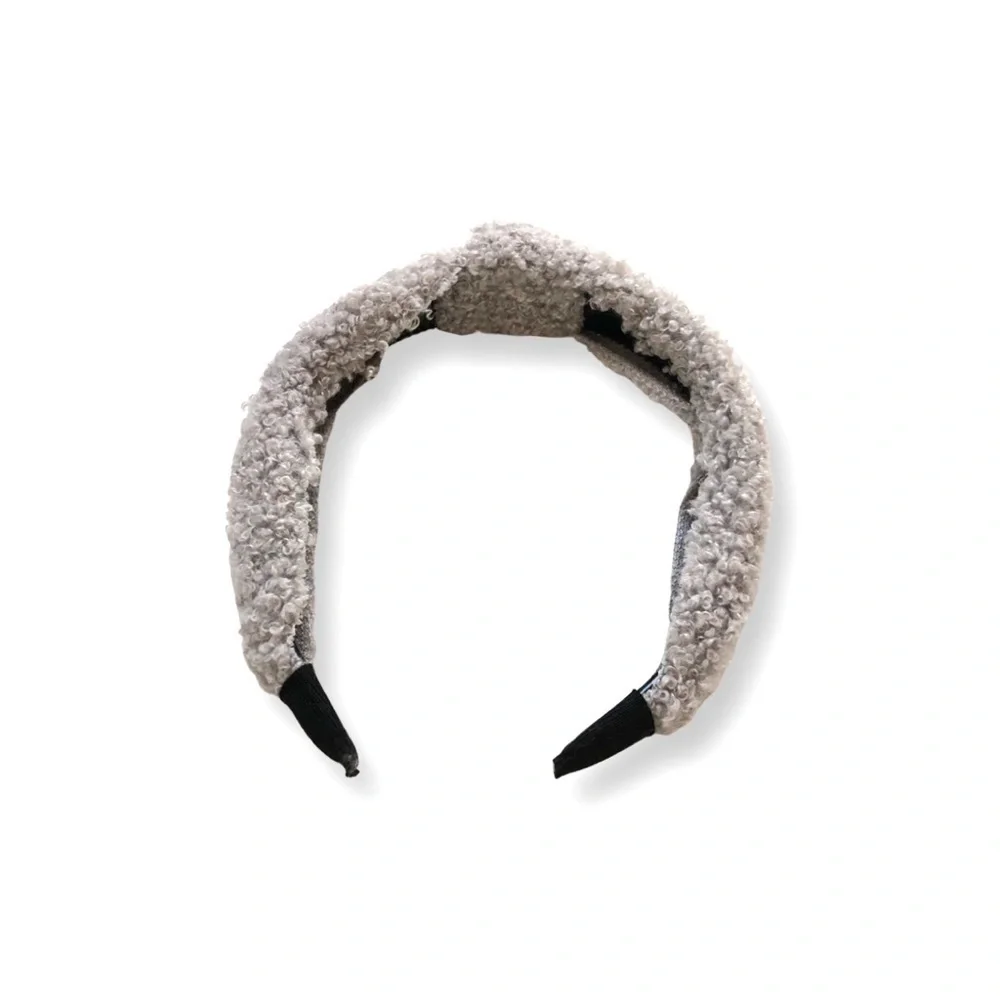 🔴 5 for $10 ONE Grey Knitted Girls’ Head Band